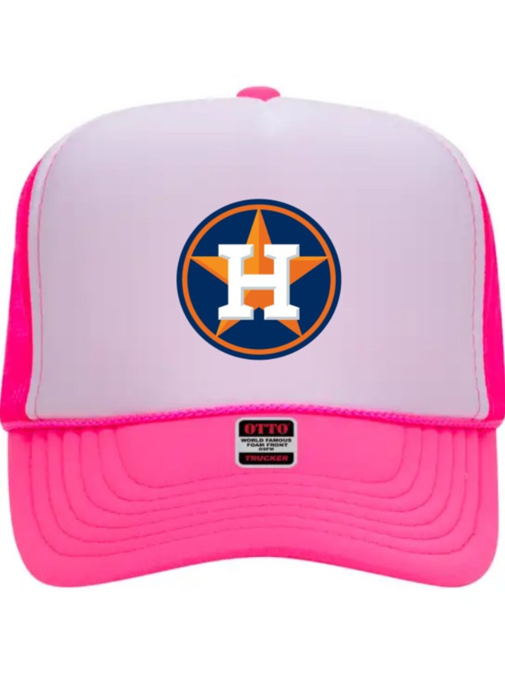 NEW - Houston Astros Hat - Astros Pink Trucker Hat